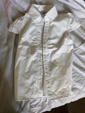 Princess Polly Ivory Button-Down Shirt